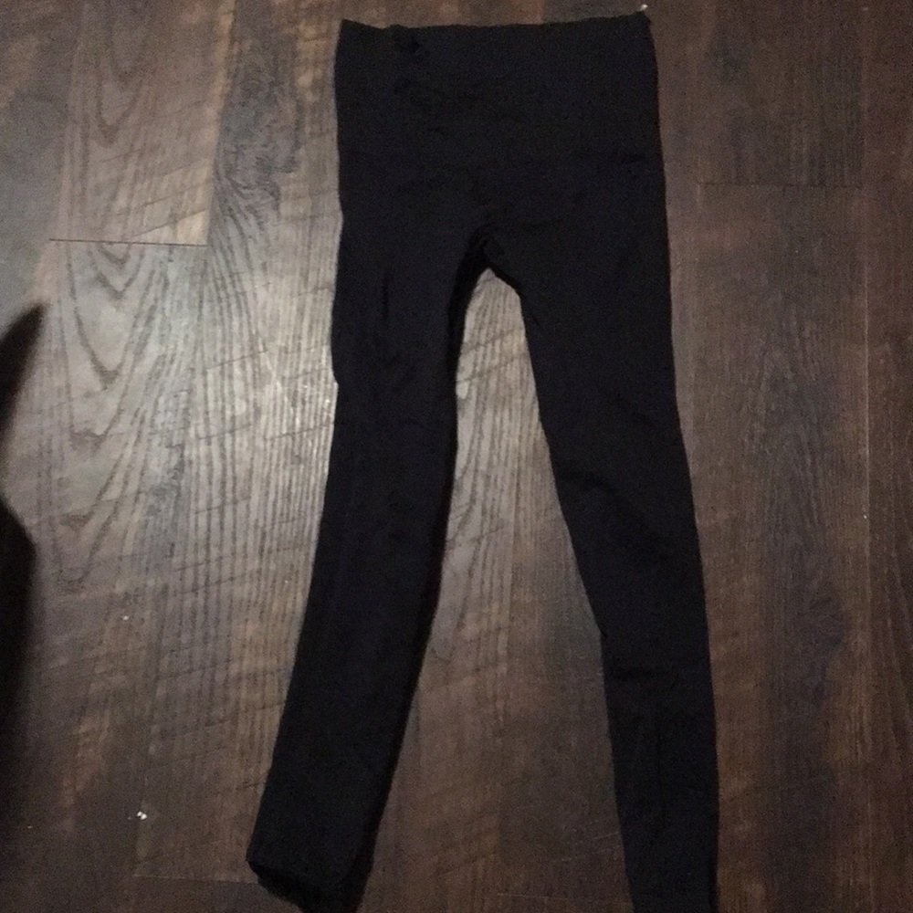 Spanx ribbed leggings